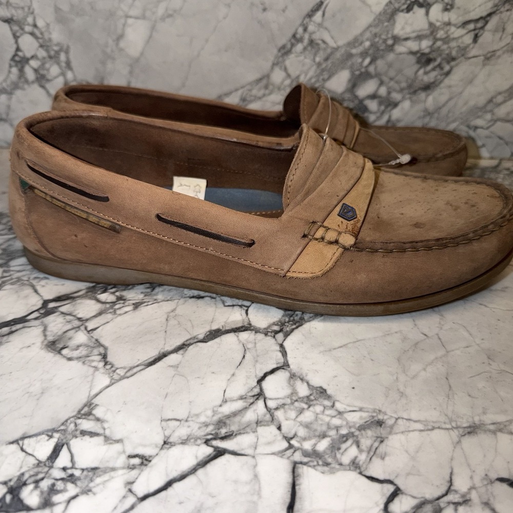 Dubarry Of Ireland EU 40 Pacific Deck Shoe Chestnut Brown Leather